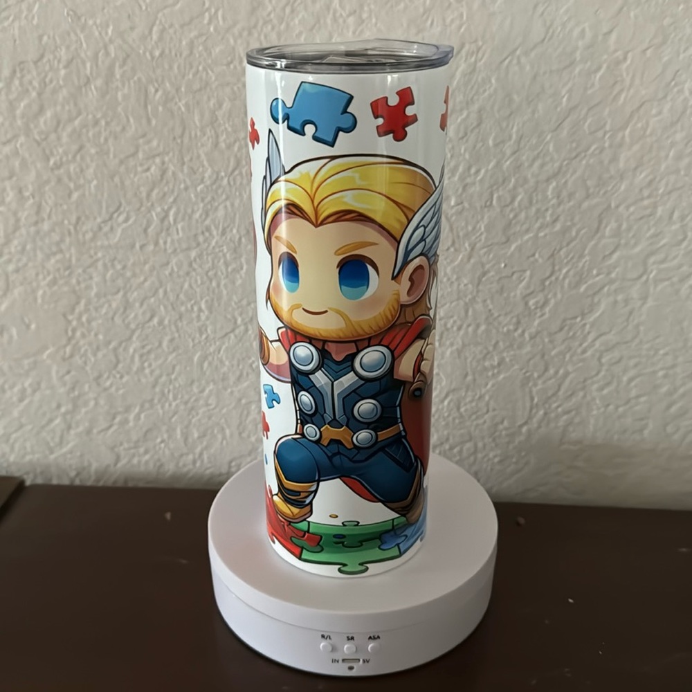 Autism Awareness Thor 20 oz Straight Skinny
Tumbler